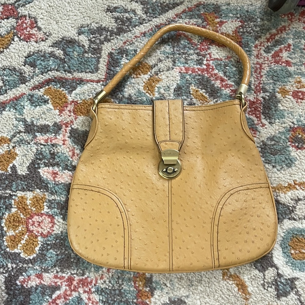 Liz Claiborne camel brown purse